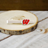 University of Wisconsin Badgers Silver Tiebar by Fan Frenzy Gifts